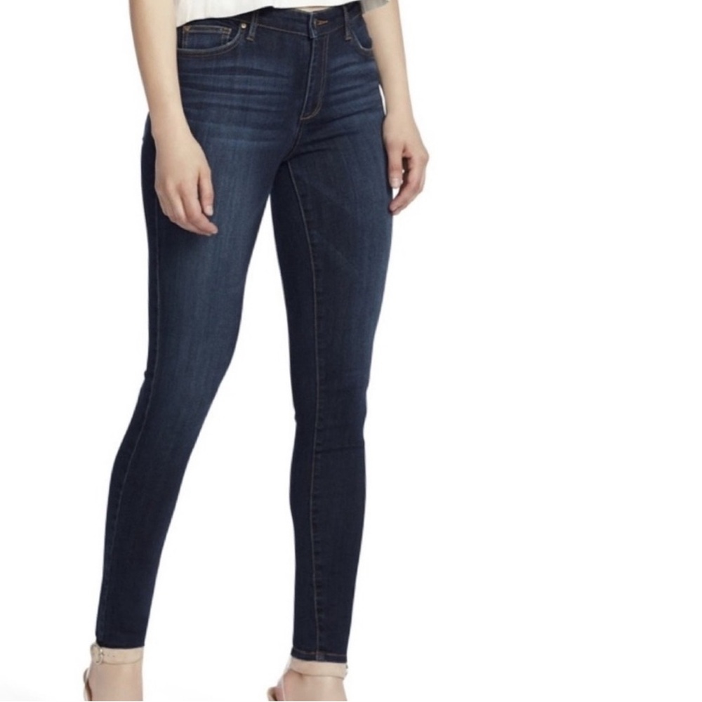 Marc By Marc Jacobs Dark Blue Skinny Jeans High-Rise Stretch Size 26